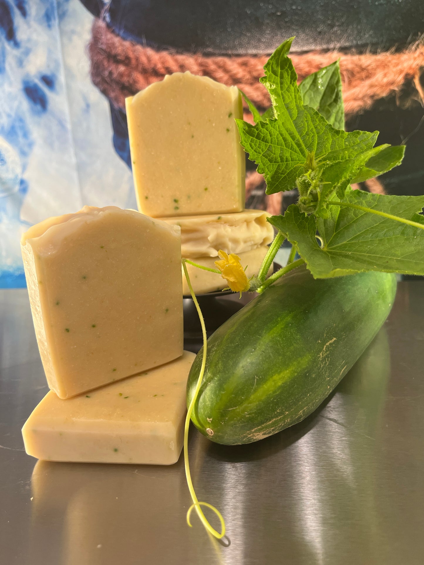 All Natural Soap Bar - Cucumber & Aloe