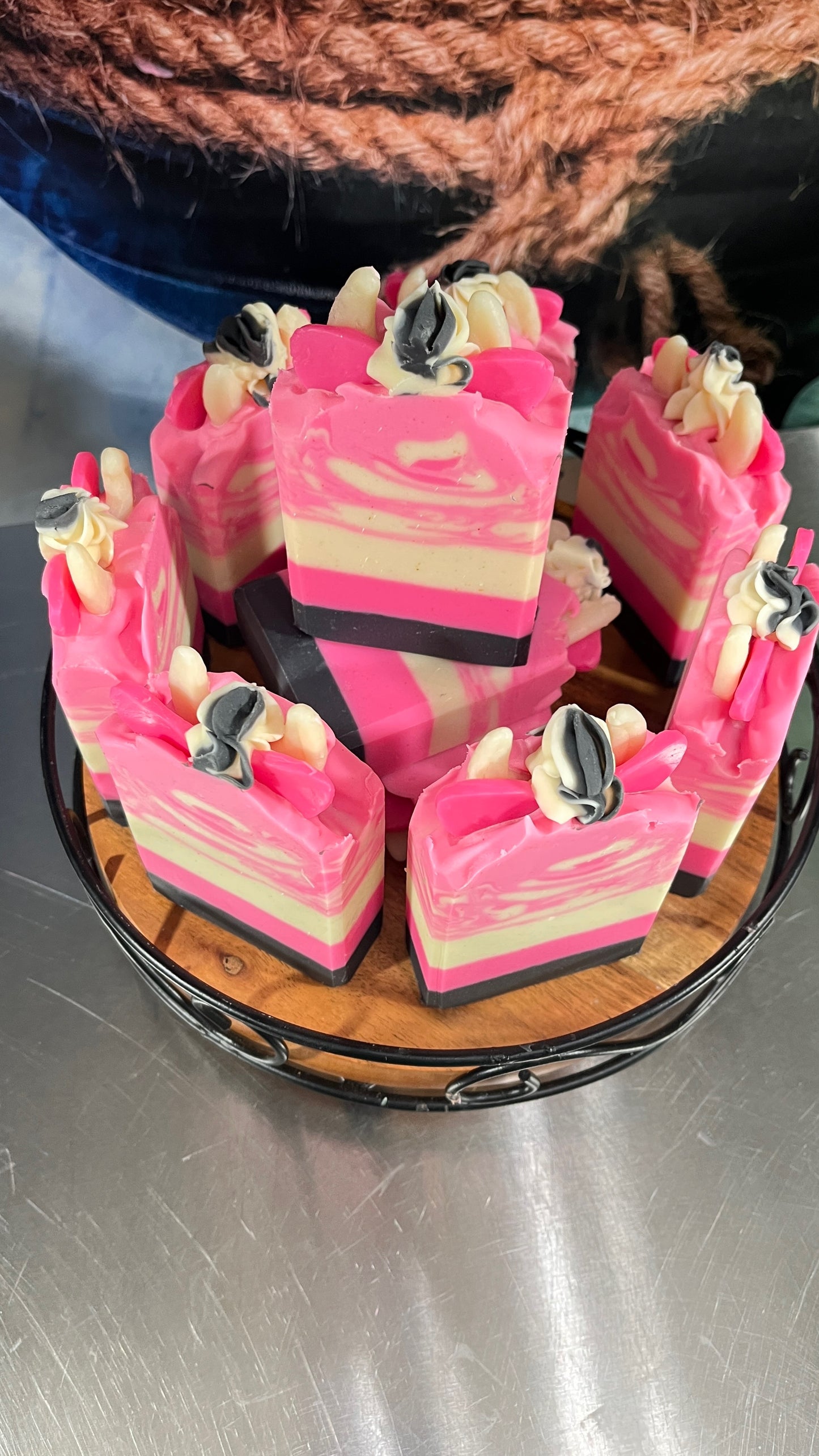 Strawberry MooShake Body/Hand Soap Bar - Tallow Based Soap Bar