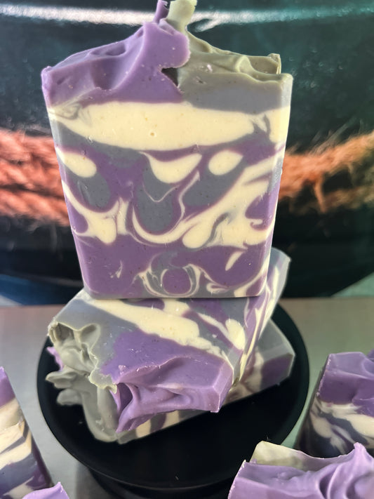 Blueberry Bliss Body Soap Bar - Tallow Based Soap Bar