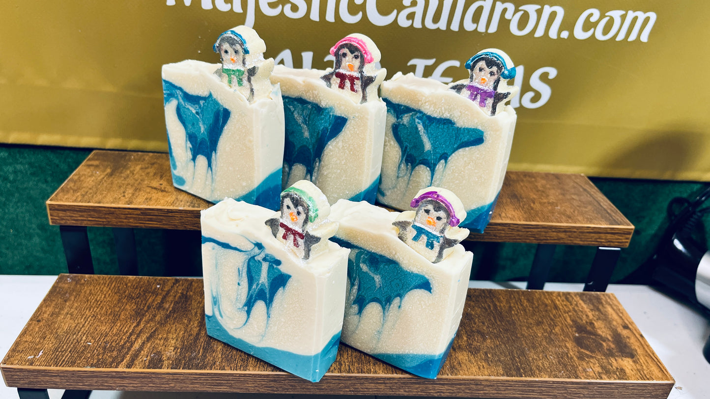 Penguins at Play - Cotton Blossom Soap Bar