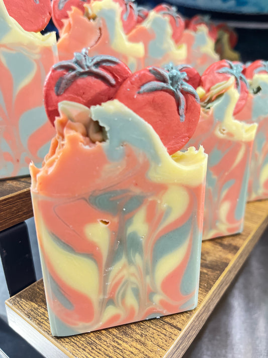 Tomato Fiesta Soap Bar - Tallow Soap Bar