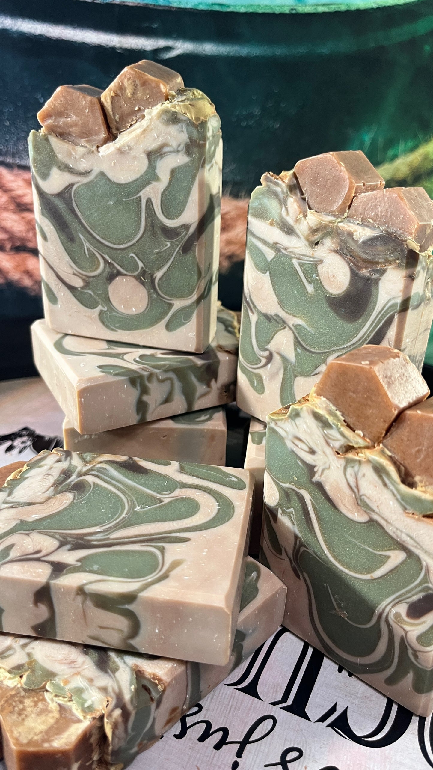 Pistachio Meringue Body Soap Bar - Tallow Based Soap Bar
