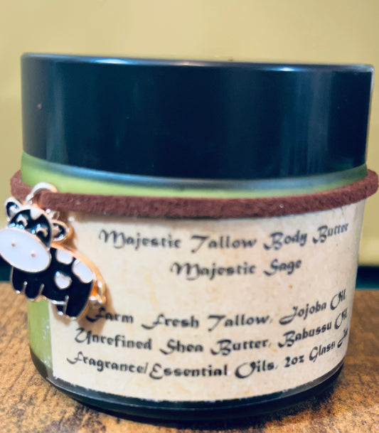 Majestic Tallow Whipped Body Butter - Triple Rendered Tx Tallow Body Butter