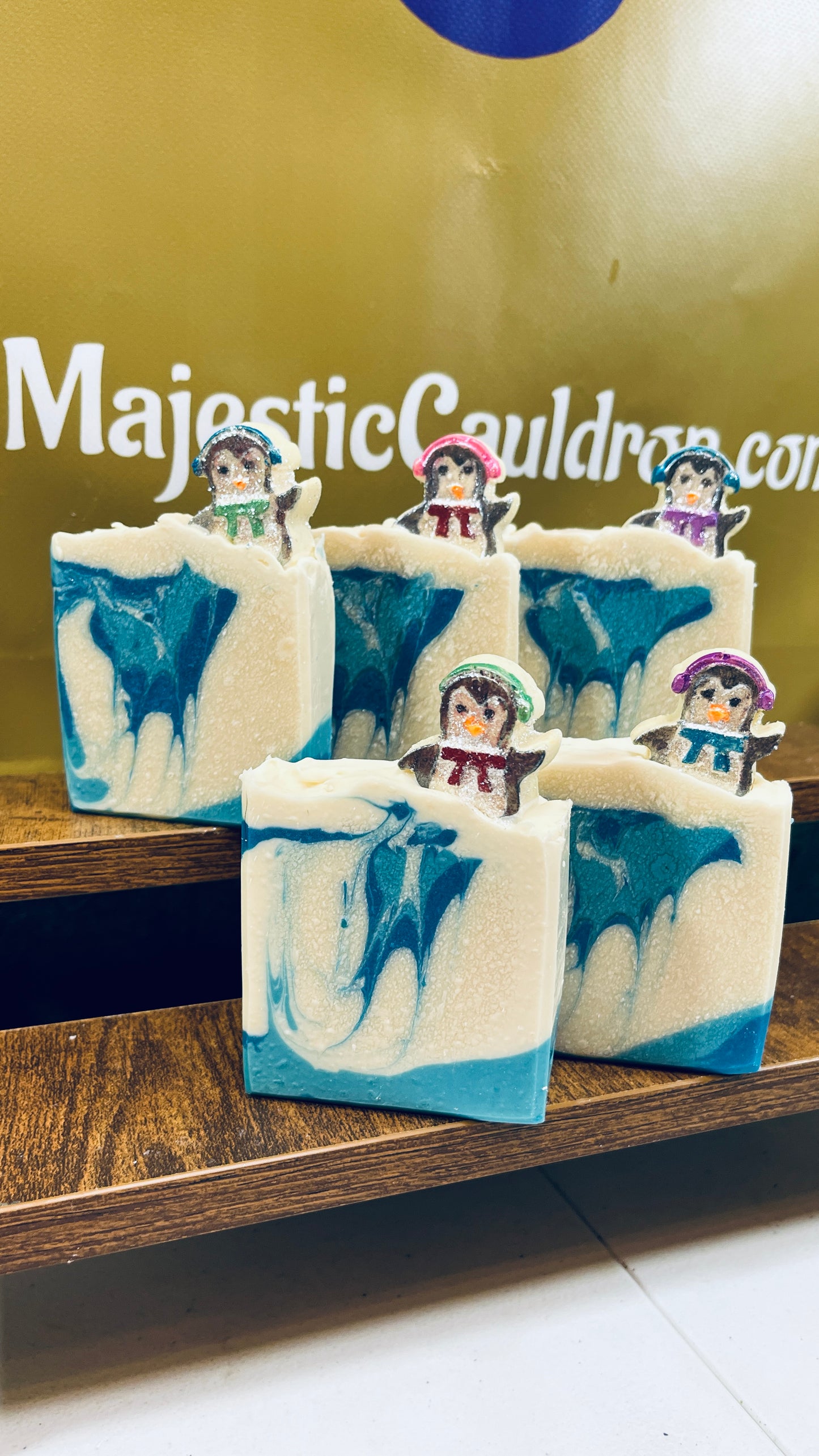 Penguins at Play - Cotton Blossom Soap Bar