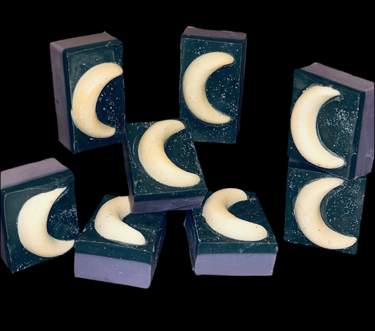 Moonlight - Black Violet & Saffron Tallow Soap Bar