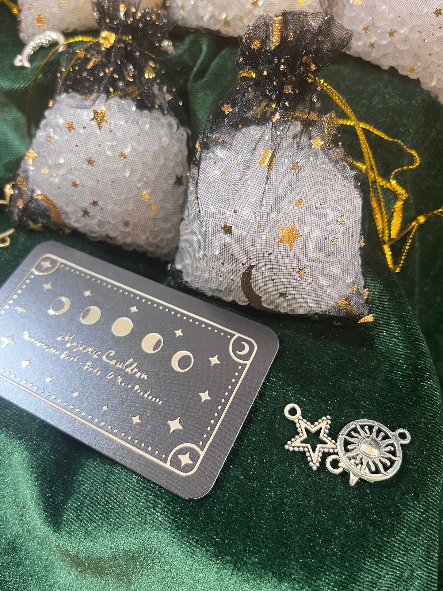 Moon & Star Aroma Sachets - Cured Fragrant Beads for Car & Home