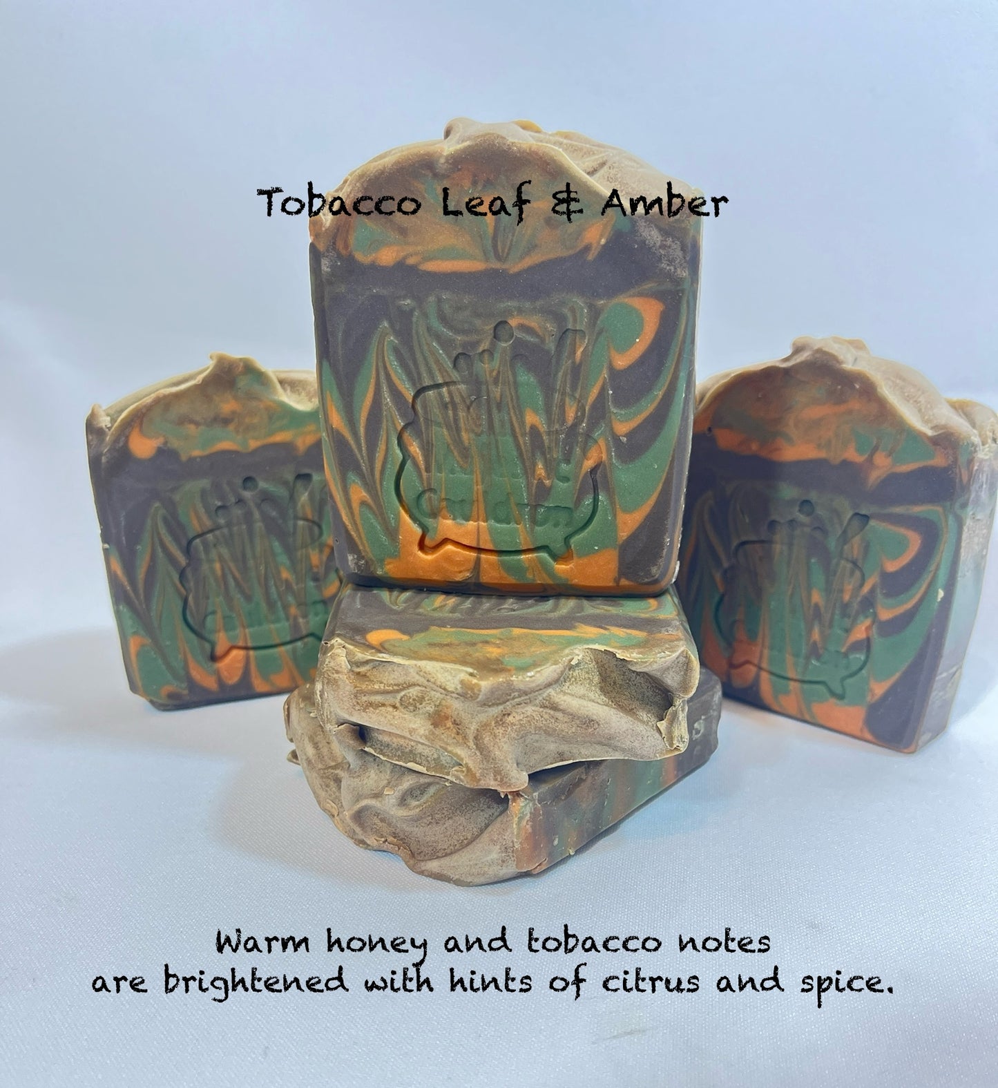 Tobacco Leaf & Amber Soap Bar - MC Signature Formula including Farm Fresh Tallow