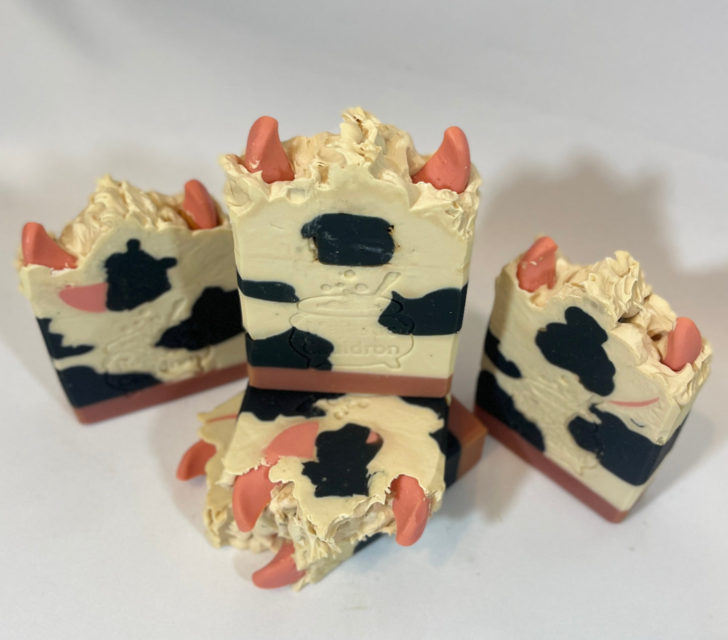 Strawberry Oatmeal Moo Shake Soap Bar