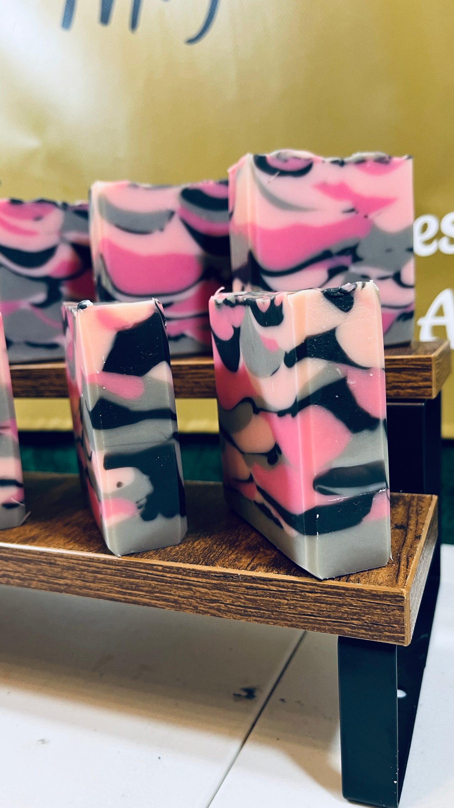 Pink Camouflage Soap Bar