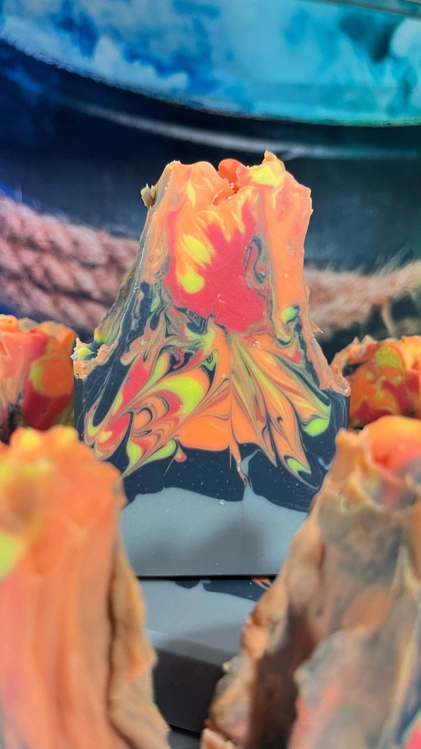 Volcanic Eruption Body/Hand Soap Bar - Tallow Based Soap Bar