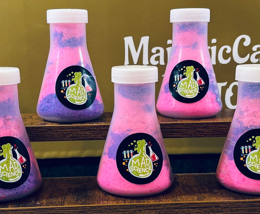 Bath Bomb & Bubbles - Mad Science Bath Fun - Pink/Purple