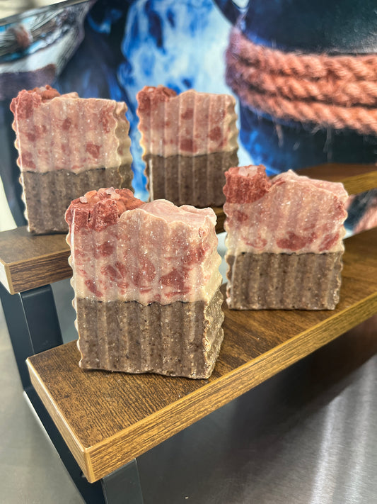 Peppermint Patti Tallow Salt Soap Bar