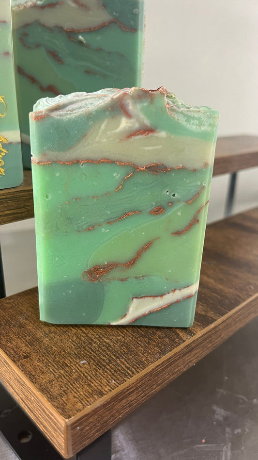 Cactus Garden & Jade Soap Bar - Tallow Based Soap Bar
