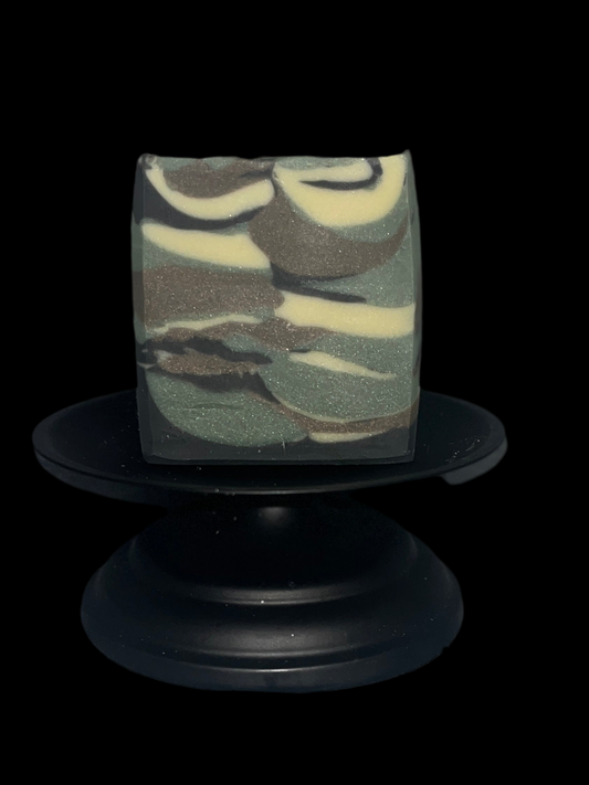 Camouflage Soap Bar - Mahogany Teakwood Fragrance