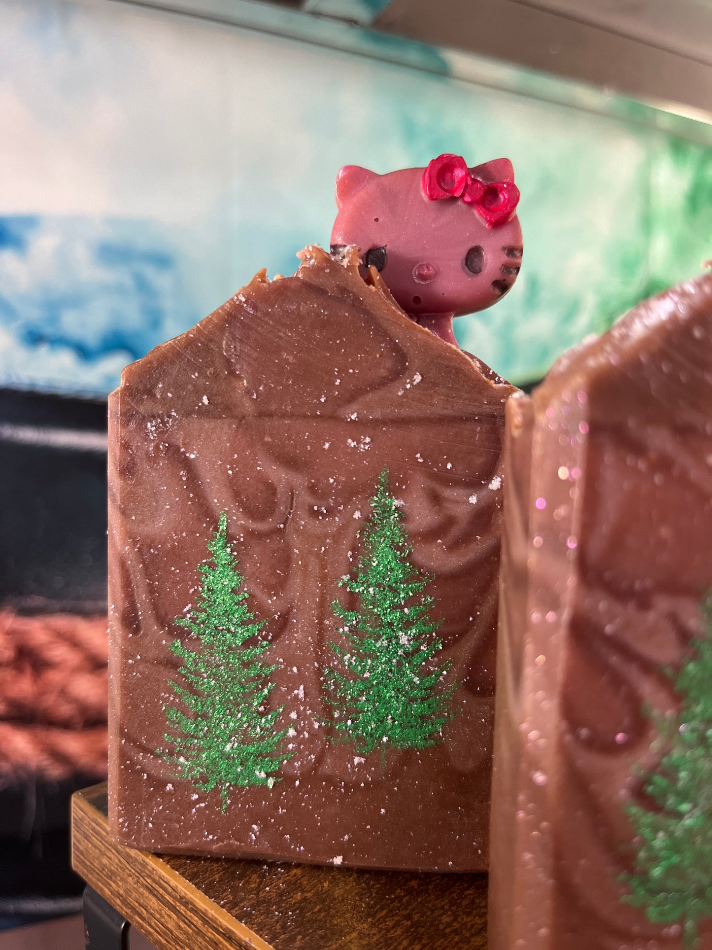 Kitty Christmas Body Soap Bar - Tallow & Goats Milk Soap Bar