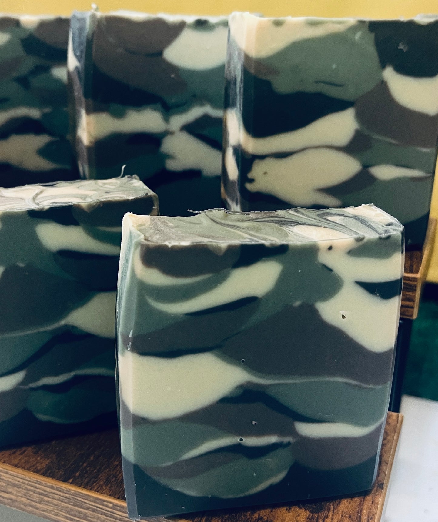 Green Camouflage Soap Bar