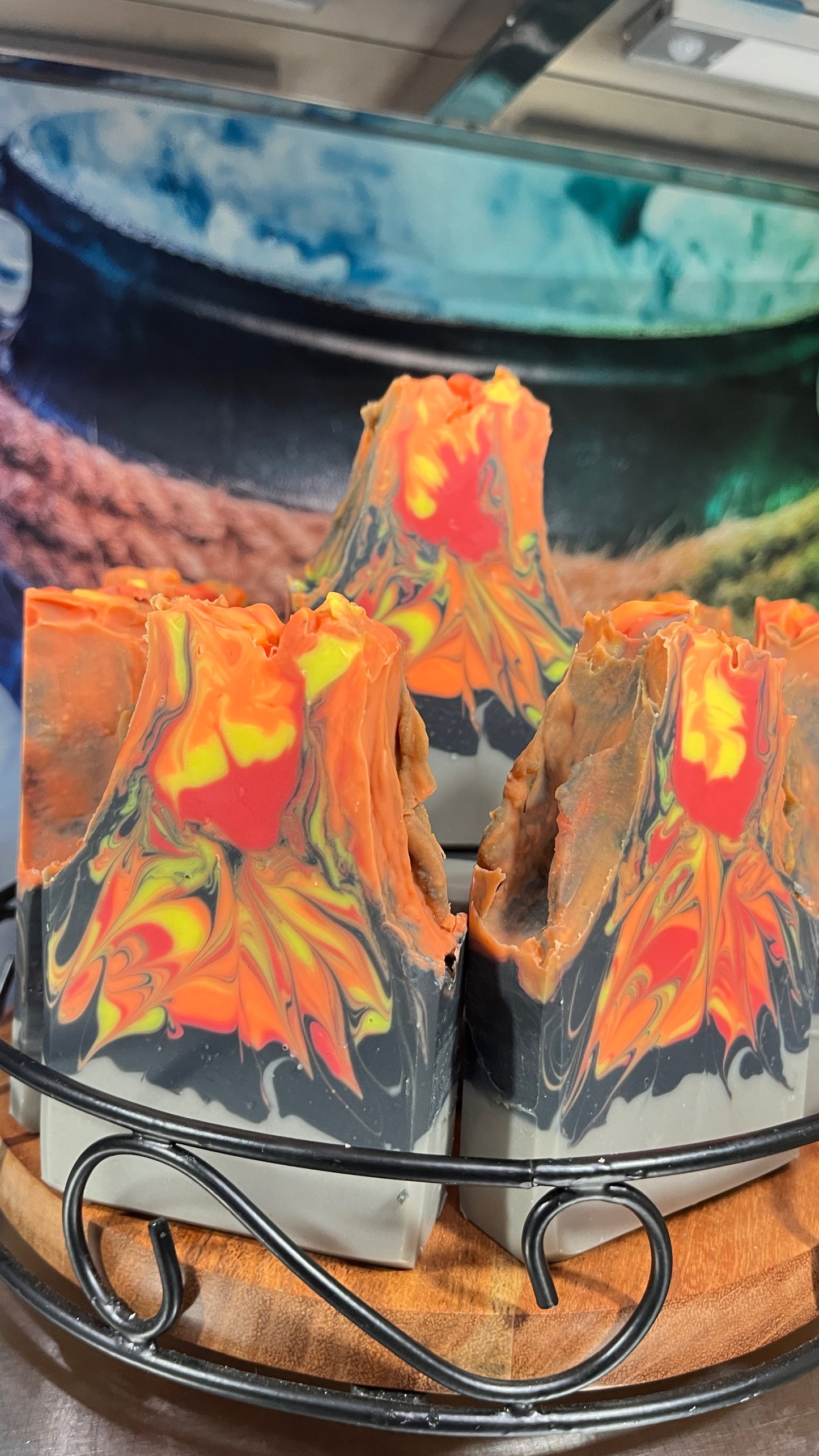 Volcanic Eruption Body/Hand Soap Bar - Tallow Based Soap Bar