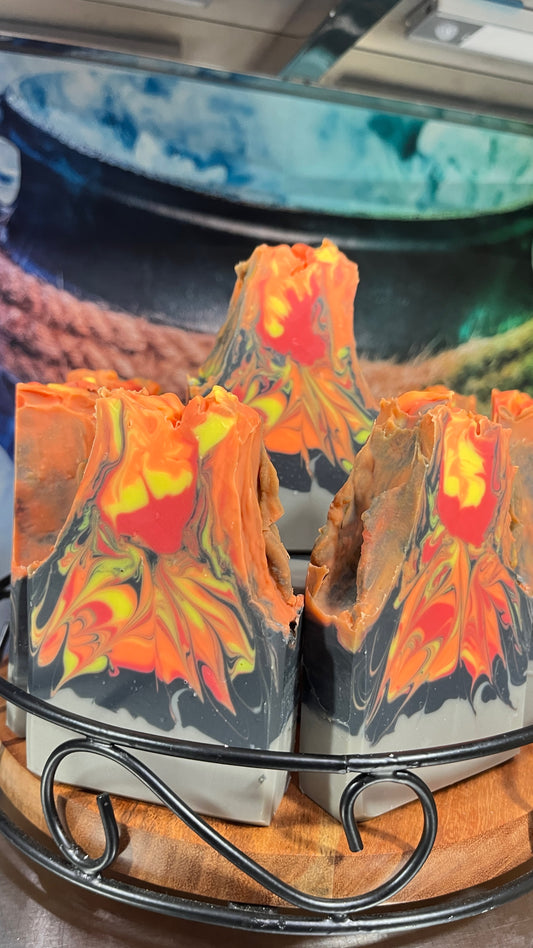 Volcanic Eruption Body/Hand Soap Bar - Tallow Based Soap Bar