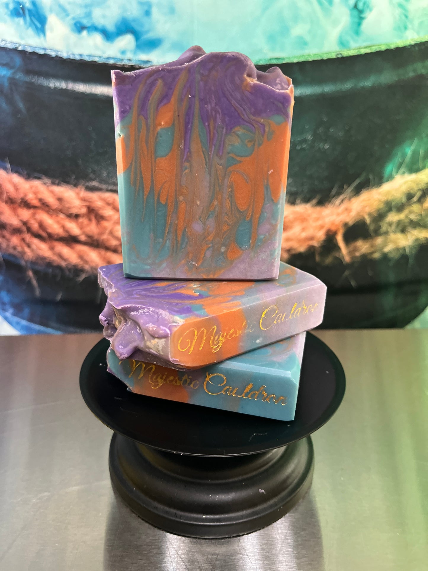 Lemongrass Lavender & Sage Body Soap Bar - Tallow Based Soap Bar