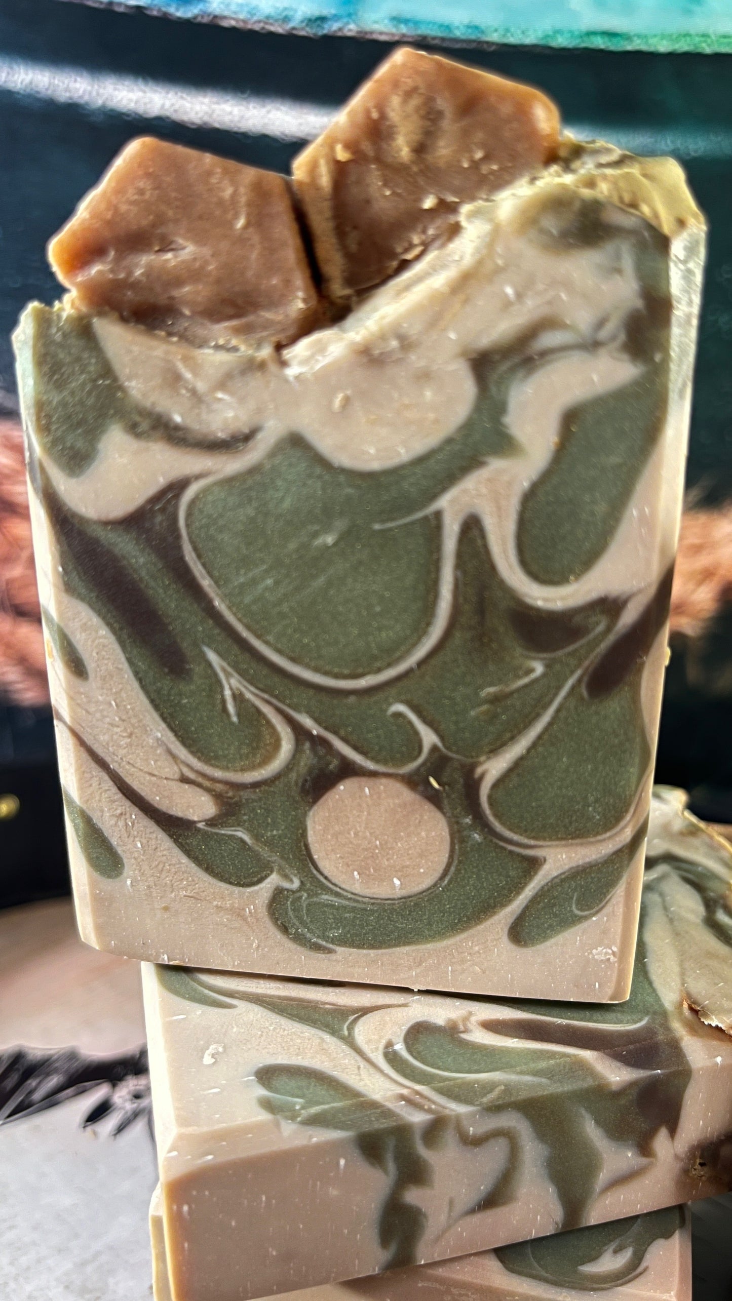 Pistachio Meringue Body Soap Bar - Tallow Based Soap Bar