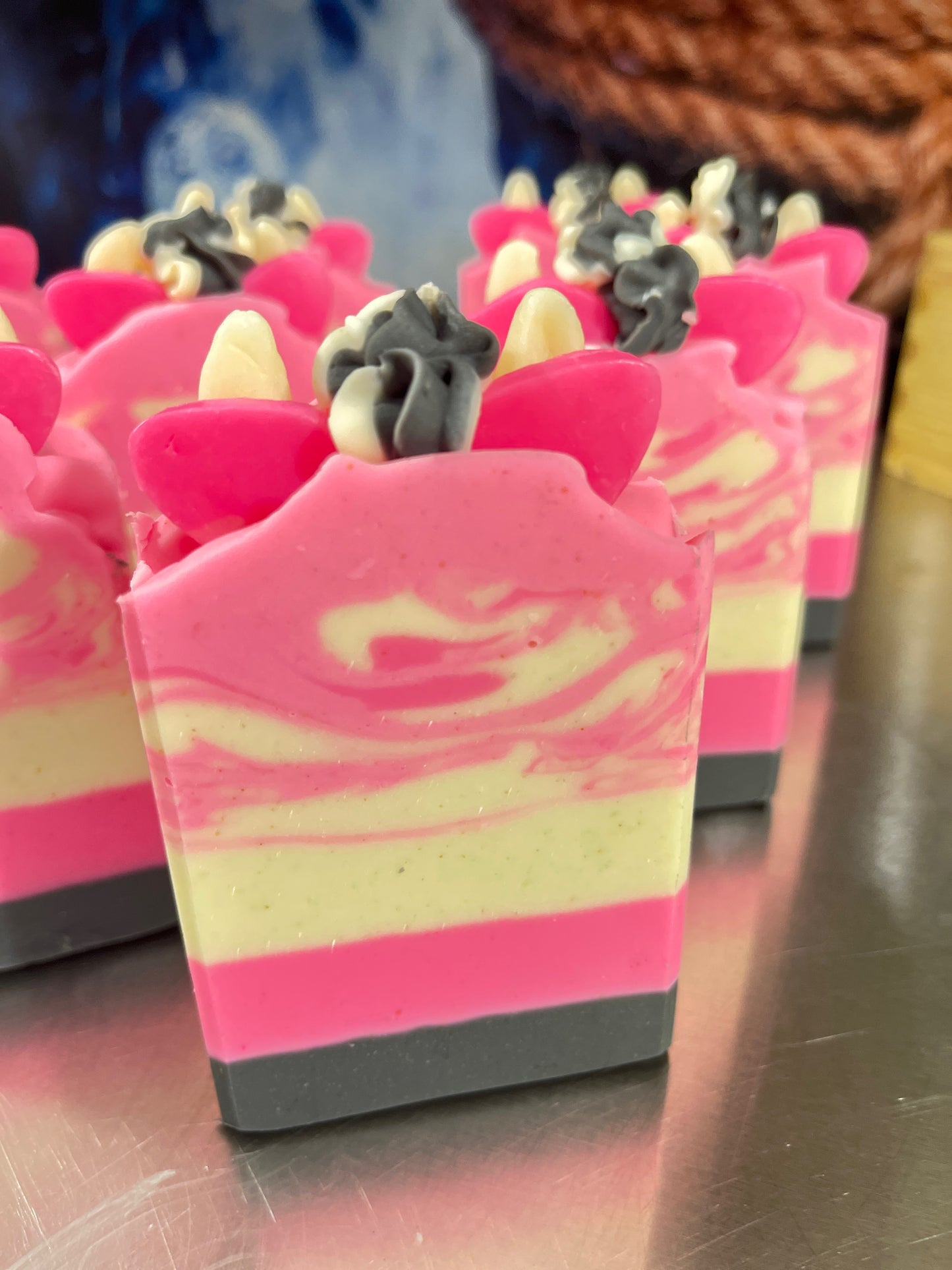 Strawberry MooShake Body/Hand Soap Bar - Tallow Based Soap Bar