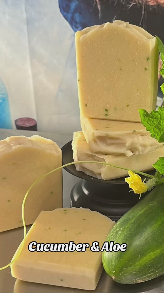 All Natural Soap Bar - Cucumber & Aloe